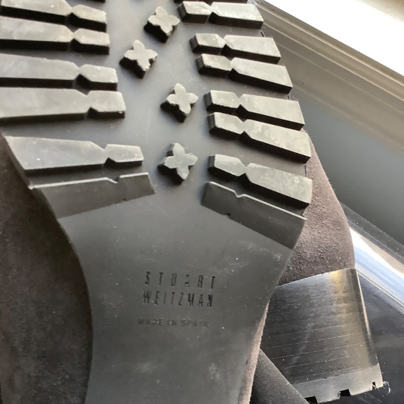 Stuart Weitzman Blizzard Boots Women’s Size 9.  Gralon Gray Mink Fur Suede - Picture 5 of 5